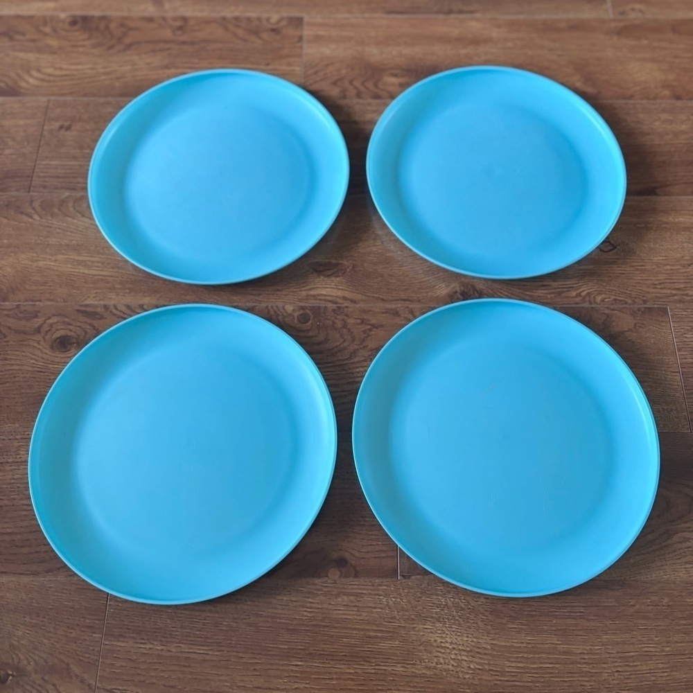 plastic Blue Dinner Plate